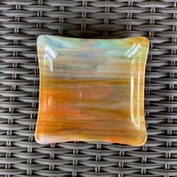 Image 5 of Fused Glass Square Trinket/Soap Dish 3