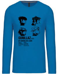 Image 3 of Camiseta M/L Gorillaz 