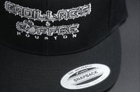 Image 3 of Black SnapBack hat 