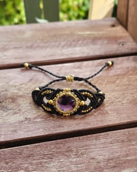 Image 5 of Trapiche Amethyst Bracelet 
