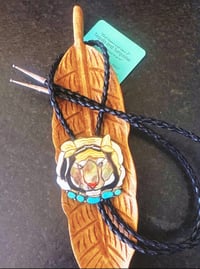 Image 3 of Shirley Benn Inlay lion 🦁 Bolo/ pendant 