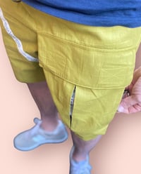 Image 4 of Poplin Cotton Safari Shorts