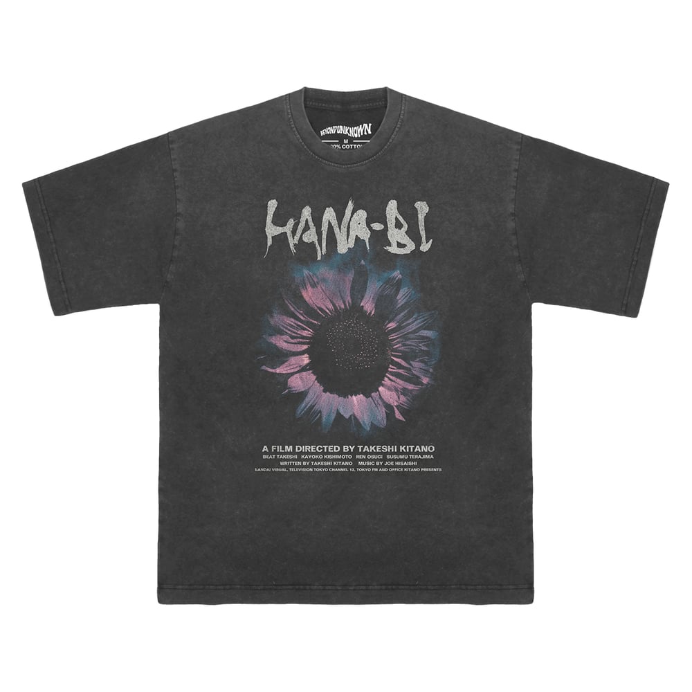 Hana-Bi Japanese Movie Premium T-Shirt – Washed Unisex Summer Cotton Tee for Men & Women