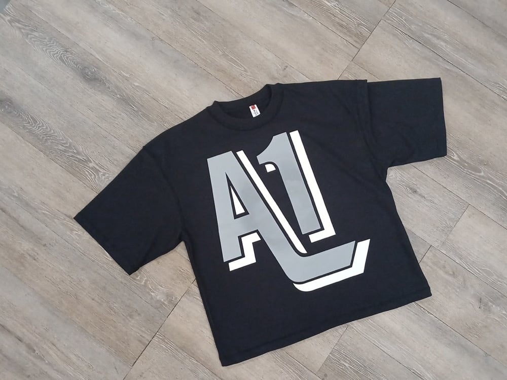 Image of A1 Heavy Tee Oversize (Black X Grey X White)