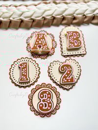 Image 5 of TALAVERA ALPHABET + NUMBERS SVG BUNDLE / ARCHIVO DIGITAL 