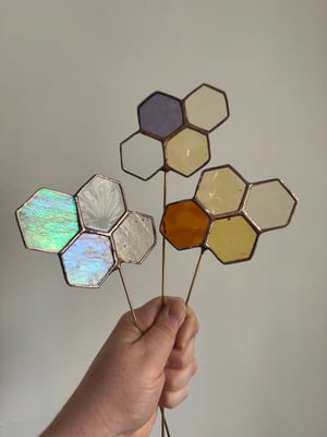 Honeycomb Planter Stakes