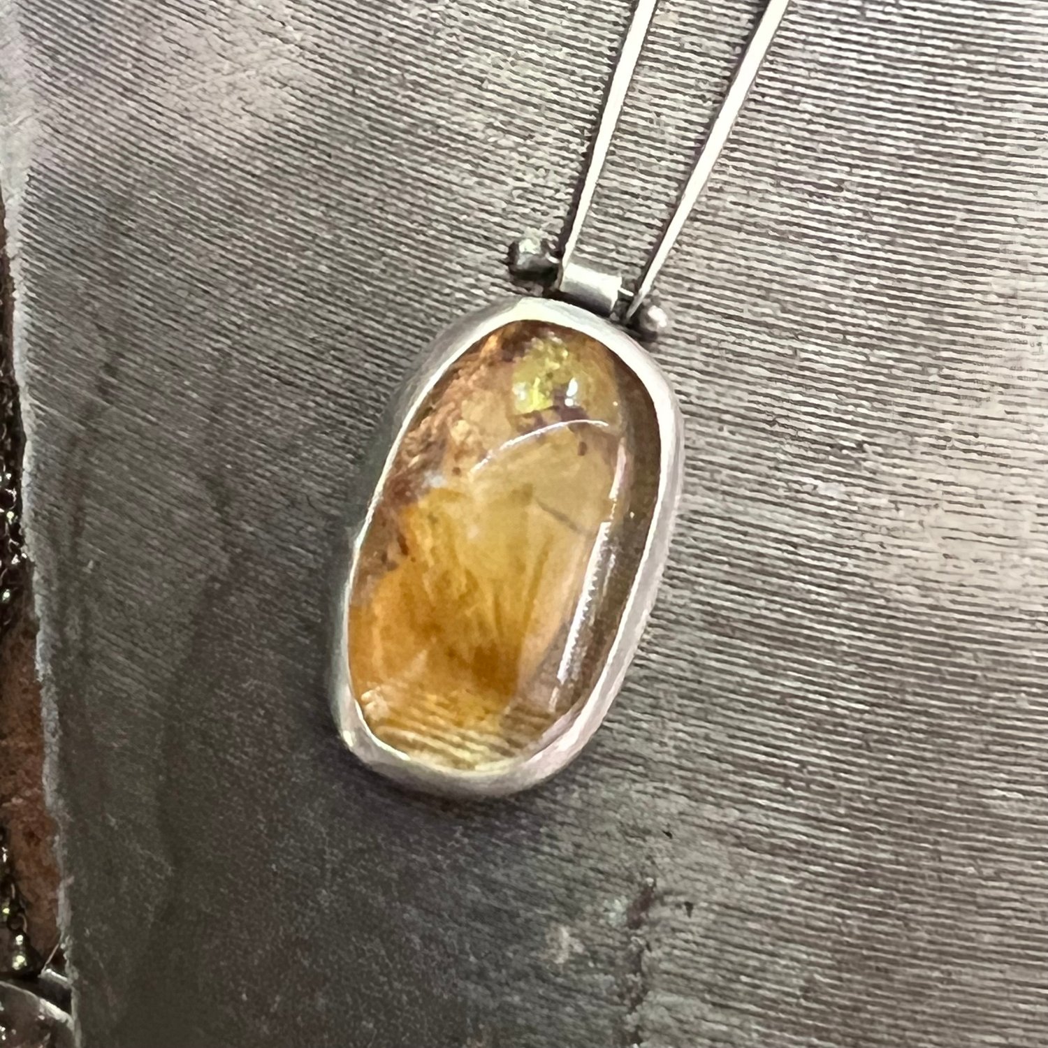 Image of Quartz with Mica Necklace 4