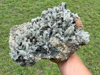 Image 17 of Large Quartz Crystal Points Cluster with inclusions & Fluorite | China #2887