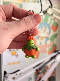 Image 2 of Sapeaux Little Guy Pumpkin Charm