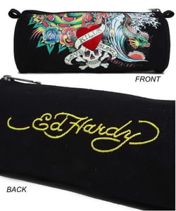 Image of Ed Hardy *NEW EDITION* Love Kills Slowly Pencil Case