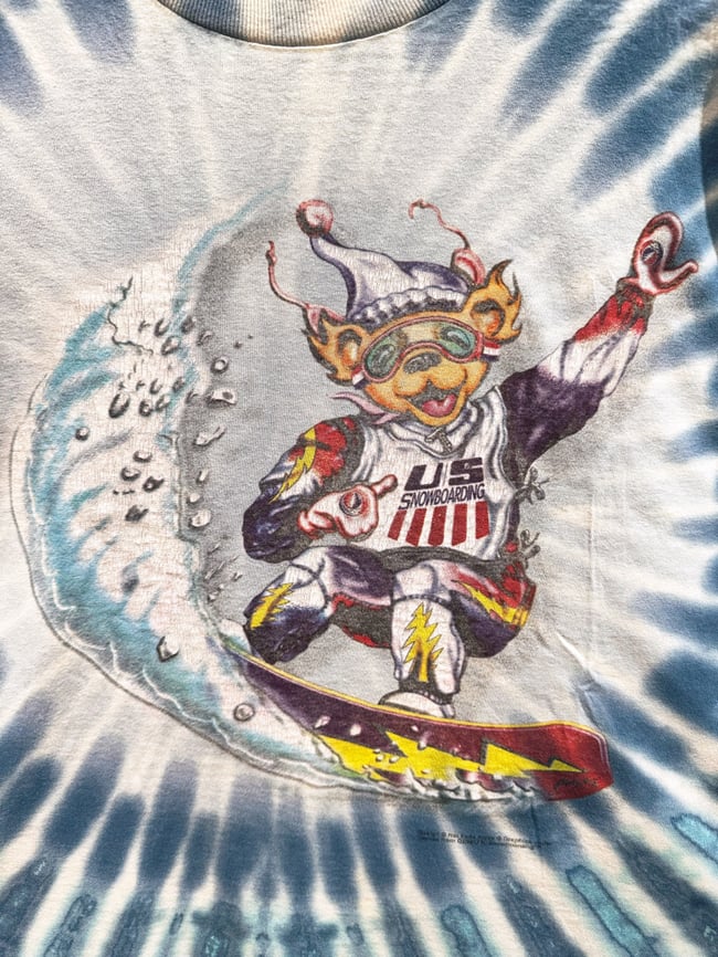 Grateful Dead 1996 U.S. Snowboarding Longsleeve Shirt - Size XL