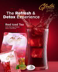 Image 5 of Glutalipo Gold Series- Signature RED ICED TEA - 10 sacget
