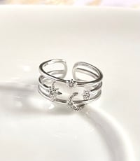 Image 1 of Moon & Star Ring