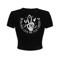 people give me the creeps croptops