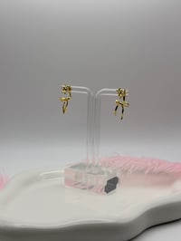 Image 3 of Coquette sterling silver earrings 