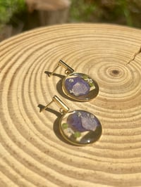 Image 2 of Gathered Bouquet Earrings 