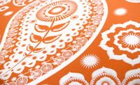Image 3 of Paisley Crescent Wallpaper - Tangerine Dream