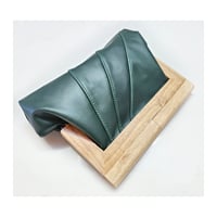 Image 5 of Forrest Leather & Timber Clutch