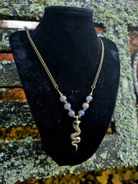 Image 3 of Labradorite Serpent Necklace 