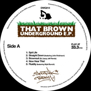 Image of DWG014: Sputnik Brown 'That Brown Underground' E.P.