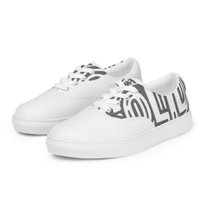 Image of Smoked Printed Solid Canvas Shoes