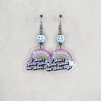 Image 4 of 'I Don't Care' Earrings