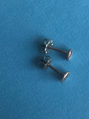 Image of Heart Stud Earrings 