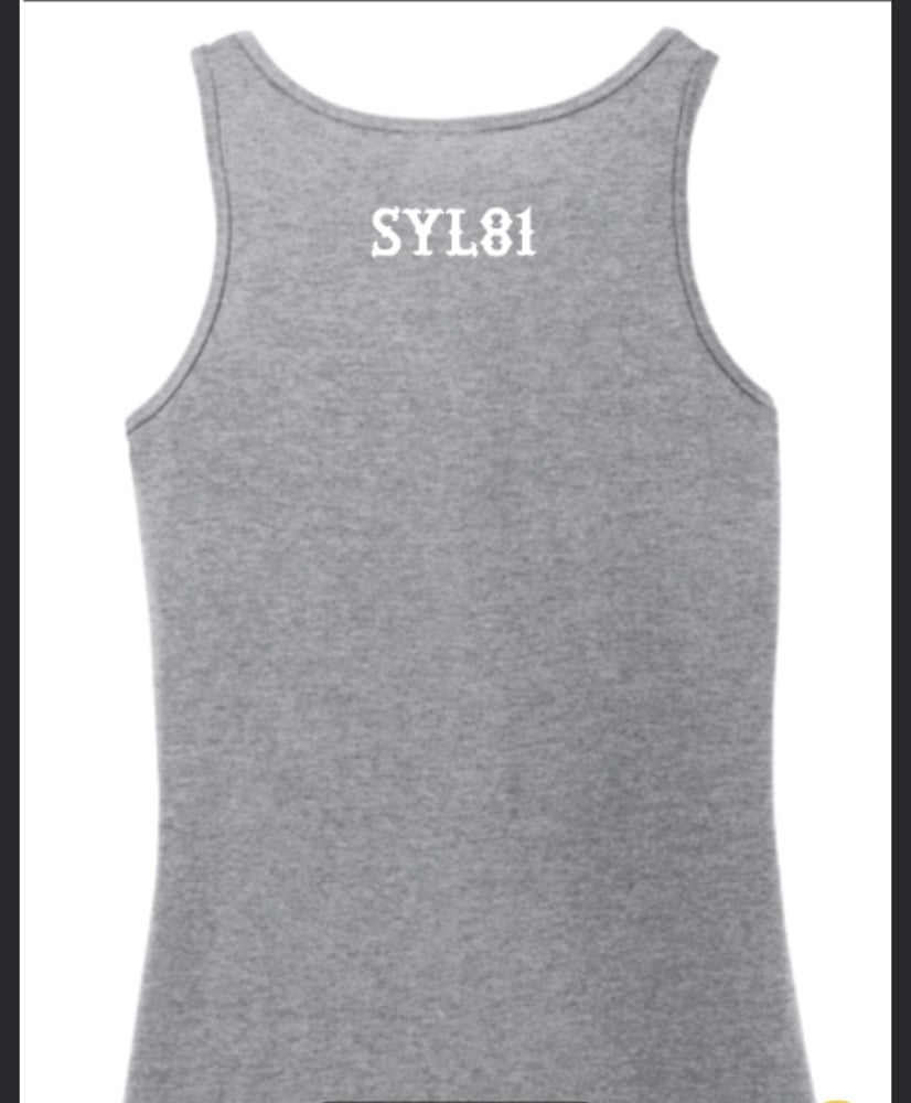 Grey woman’s Local only 81 Tank tops