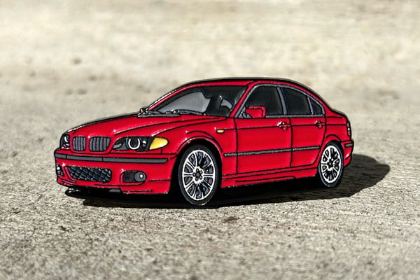 Image of KUWTB Kustoms E46 330i ZHP Imola Red