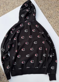 Image 2 of BLACK CHAMPION ANGEL HOODIE (XL)