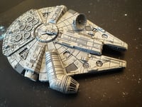 Image 14 of Star Wars X-Wing Millenium Falcon YT-1300 Freighter HAND PAINTED 14k 3D