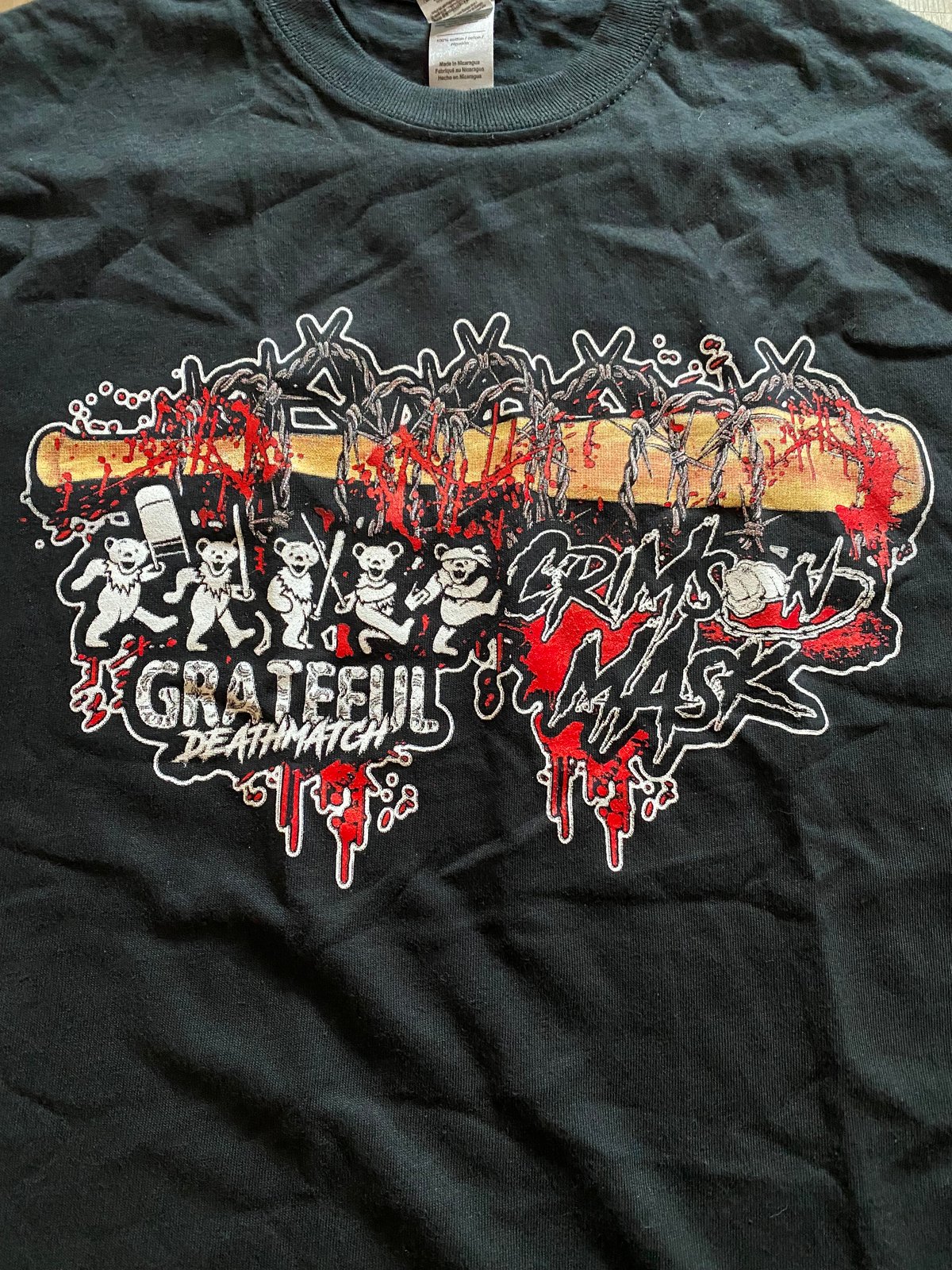 Crimson Mask x Grateful Deathmatch Collab Shirt