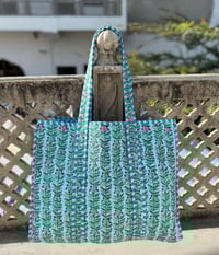 Image 14 of Cotton Quilted Tote