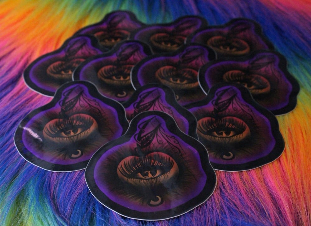 Image of Apple of My Eye Sticker ✨🖤