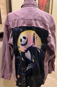 Vintage Purple Denim Shirt The Nightmare Before Christmas