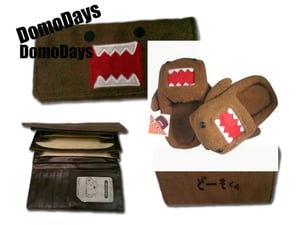 Image of Domo-Kun Wallet /Slippers.