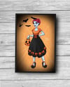 Pumpkin 50’s Sally | 8x10 Matte Finish Print