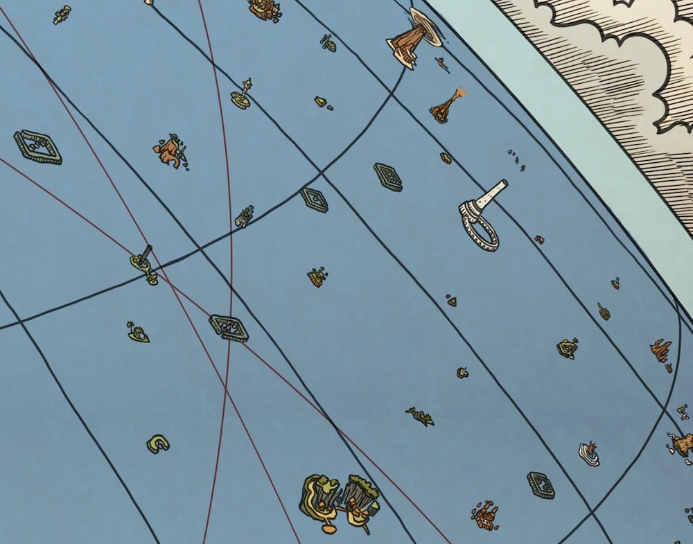 Image of NES Hyrule Map (Overworld)