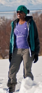 Image of Alaska Love Tee- Orchid