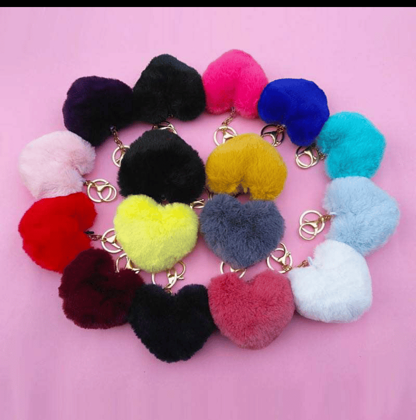 Image of Love heart Pompom 