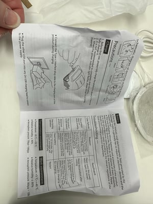 Image of  Knee massager with heat and red light 