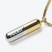 Image 6 of Hoops & Chains Fuck It 1000MG Pill Necklace