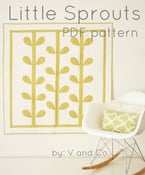 Image of little sprout PDF pattern by V and Co.