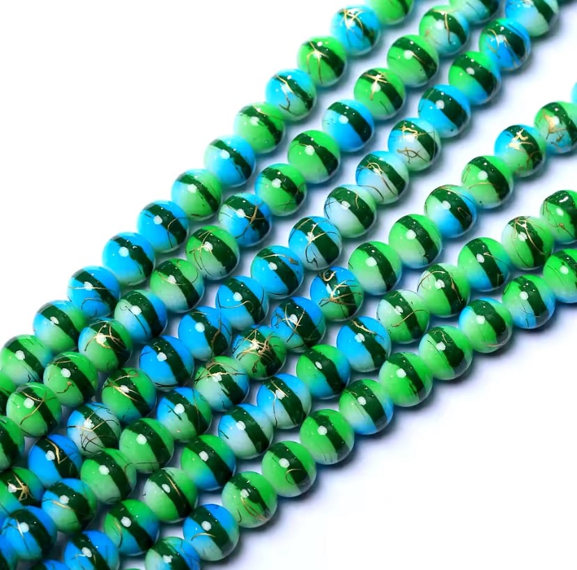 Image of Green Emerald  Bead #34