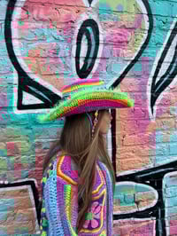 Image 2 of Crochet cowboy hat 2