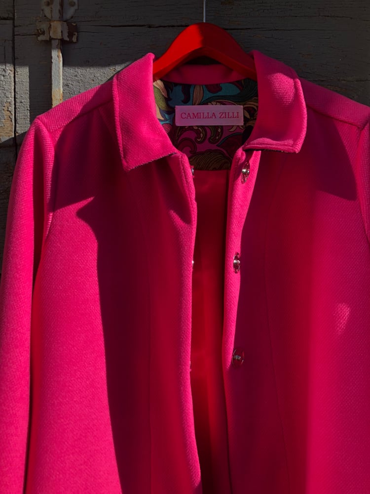 Image of Party coat fluo pink coat