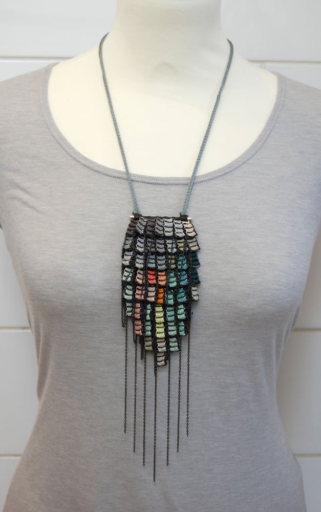 Image of Pixels Chain Necklace