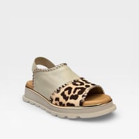 Image 3 of DJANGO & JULIETTE CARLENET LEOPARD CHAMPAGNE