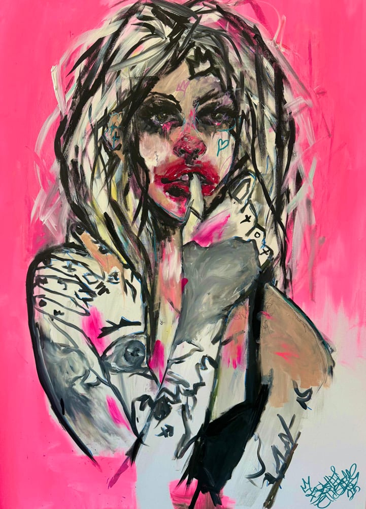 Image of Unfinished Business Original Painting 