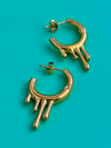 MELTING HOOP EARRINGS 